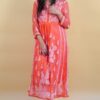 Chiffon A-Line Kurti 100012