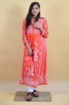 Chiffon A-Line Kurti 100012