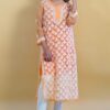 Chiffon Straight Kurti 100014
