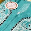 Chiffon Straight Kurti with Mirror Work 100024